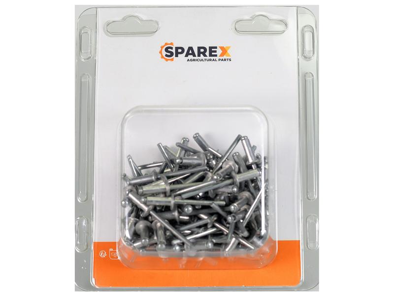 Agripak 100 pcs. Pop Rivet 4.8 x 12.5mm Image 1
