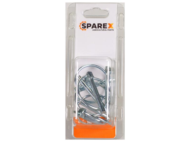 Agripak 6 pcs. Round Linch Pin 6mm x 44.5mm Image 1
