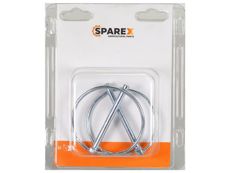 Agripak 2 pcs. Round Linch Pin 6mm x 70mm Image 1