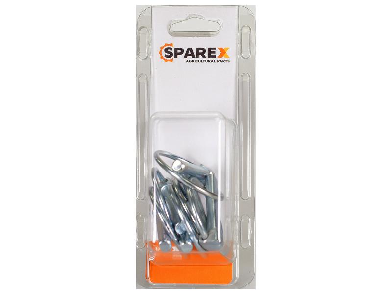 Agripak 6 pcs. Round Linch Pin 8mm x 44.5mm Image 1