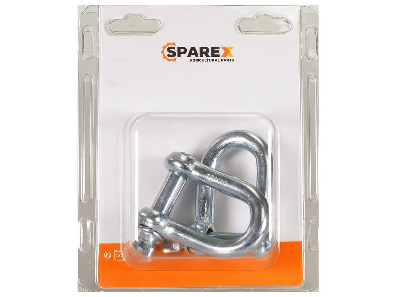 Agripak 2 pcs. Screw Type D Shackle Pin Ø12x24mm Image 1