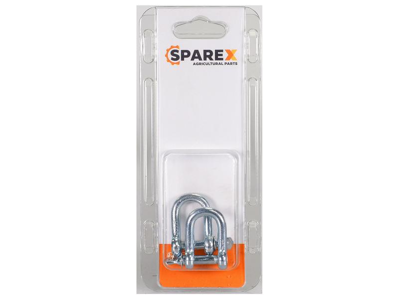 Agripak 2 pcs. Screw Type D Shackle Pin Ø6x12mm Image 1