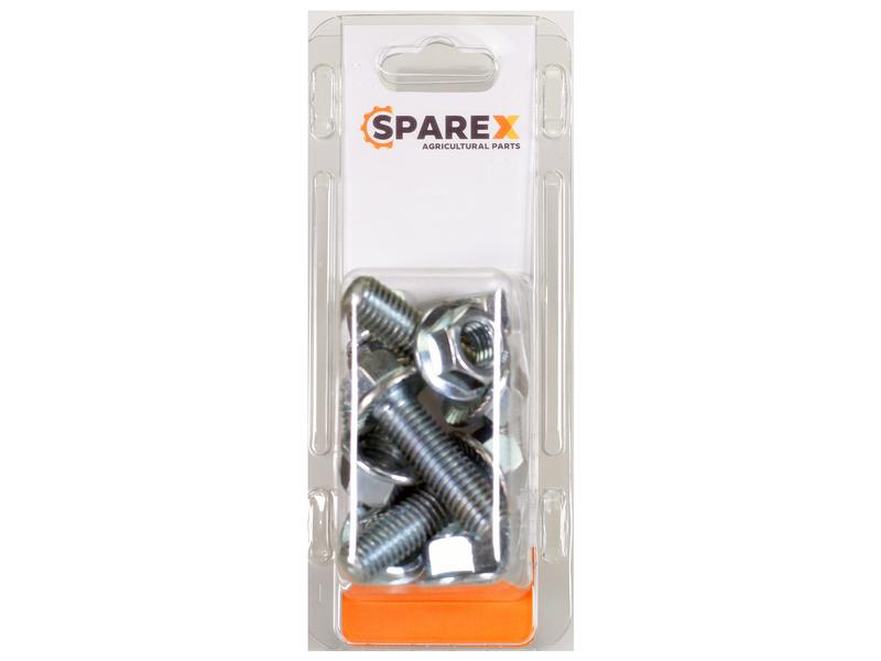 Agripak 6 pcs. Serated Flange Bolt M12x40mm Image 1