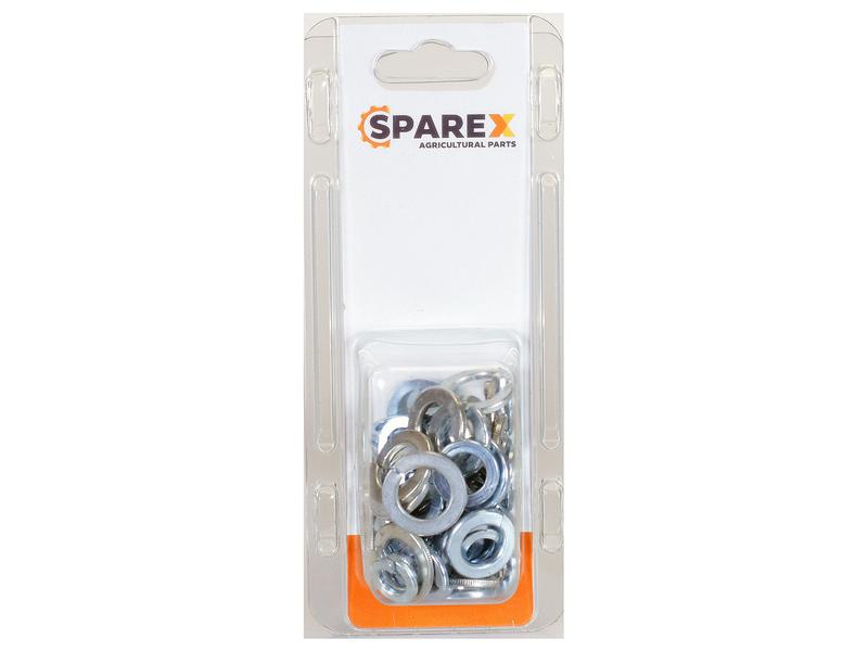 Agripak 80 pcs. Spring Washer Assortment, ID 5/16 - 1/2\'\' Image 1