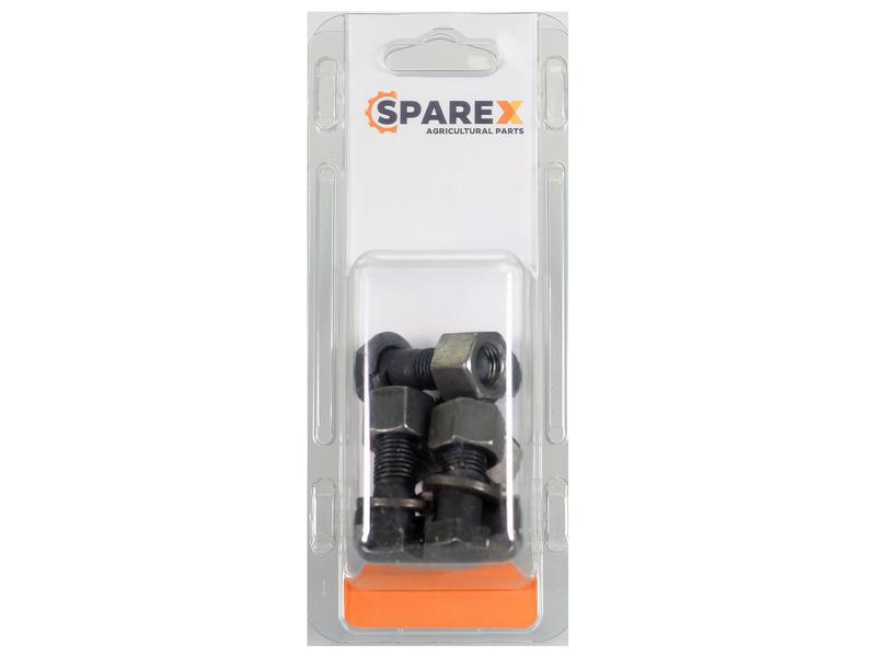Agripak 6 pcs. HexHead Bolt & Nut 7/16\'\' x 1-1/4\'\' Image 1