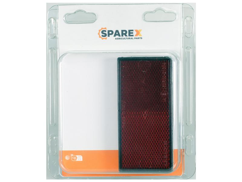 Agripak 2 pcs. Rectangular Reflector Red Image 1