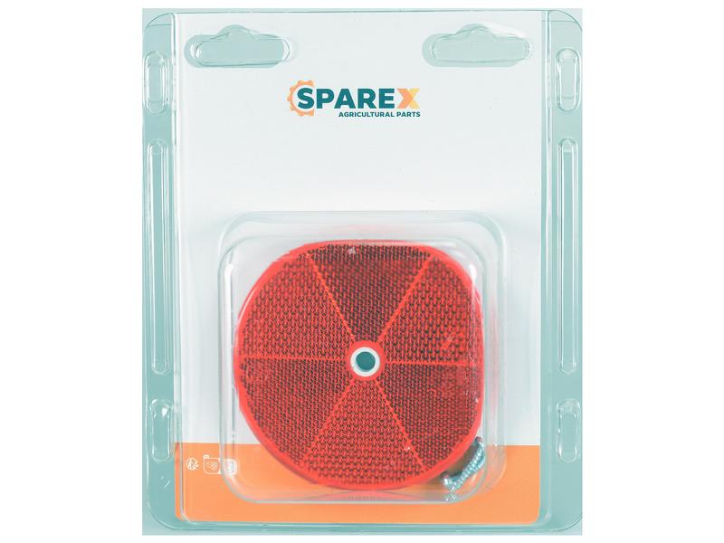 Agripak 2 pcs. Round Reflector Red 86mm Image 1