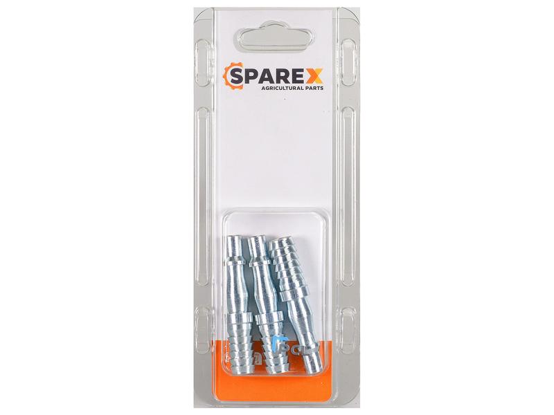 Agripak 2 pcs. Adaptor 3/8\'\' ID Hose Tailpiece Image 1