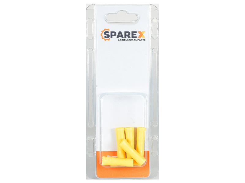 Agripak 6 pcs. Pre Insulated Bullet Terminal - Female, 5.0mm, Yellow Image 1