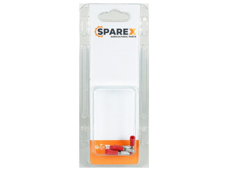 Agripak 6 pcs. Pre Insulated Bullet Terminal - Male, 4.0mm, Red Image 1