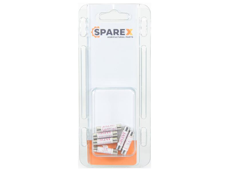 Agripak 6 pcs. Domestic Fuse 240V 3.0A Image 1