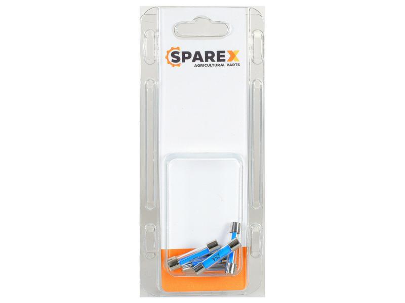 Agripak 6 pcs. Glass Fuse 12.5 Amps Image 1