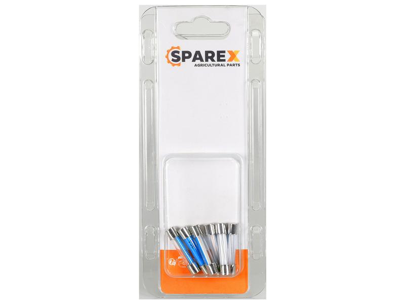 Agripak 6 pcs. Glass Fuse 17.5 Amps Image 1