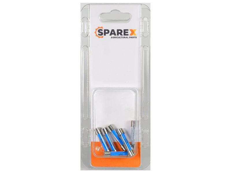 Agripak 6 pcs. Glass Fuse 25 Amps Image 1