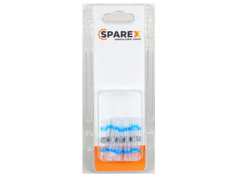 Agripak 10 pcs. Heat Shrink Solder Connector Blue Image 1