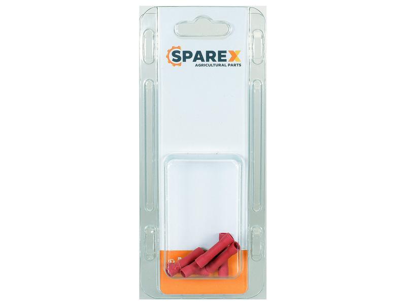 Agripak 6 pcs. Inline Terminal 4.0mm Red Image 1