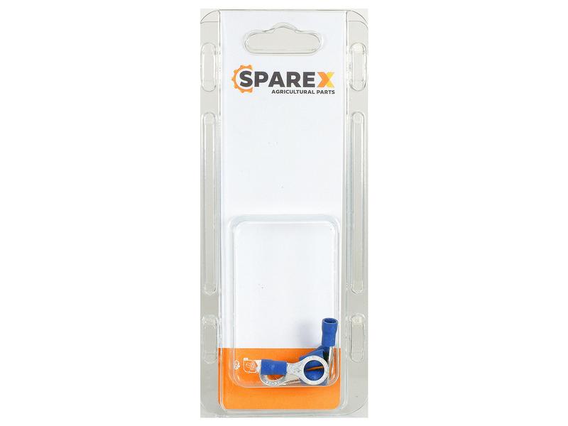 Agripak 6 pcs. Pre Insulated Ring Terminal, 8.4mm, Blue Image 1