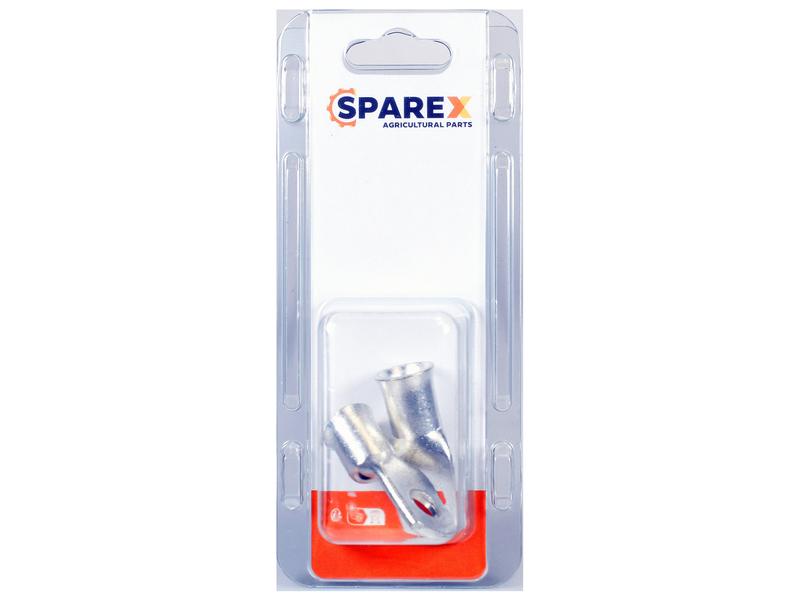 Agripak 2 pcs. Swage On Ring Terminal 70 x 12mm Image 1