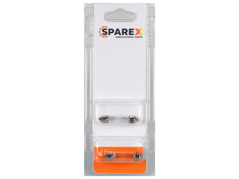 Agripak 2 pcs. Bulb 12V, 10W, SV8.5 42x11mm Image 1