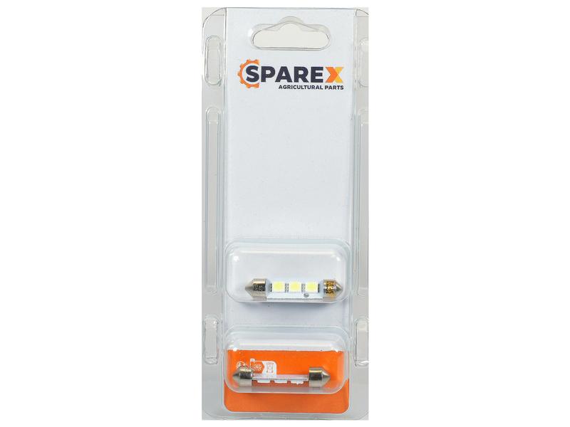 Agripak 2 pcs. Bulb 12V, 1W, SV8.5-8 35x11mm Image 1