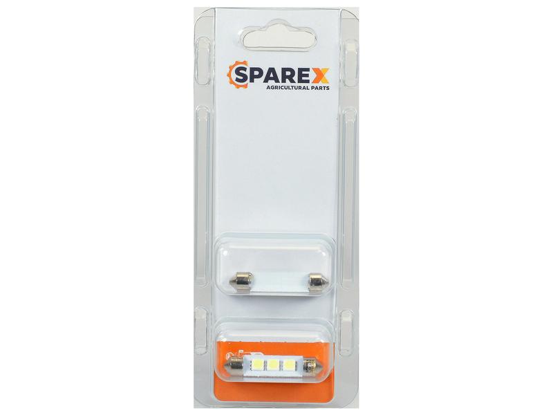 Agripak 2 pcs. Bulb 12V, 1W, SV8.5-8 39x11mm Image 1