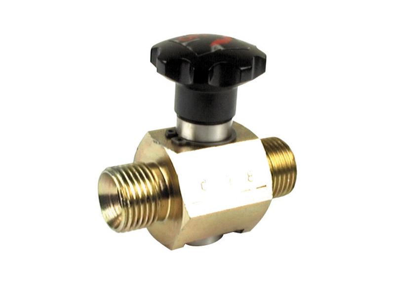 Spenco 2-Way Shut Off Ball Valve 3/8\'\' BSP (30 L/min Flow Rate) Image 1