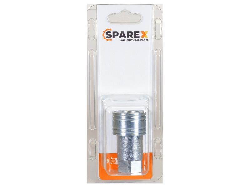 Agripak 1 pc. Quick Release Hydraulic Coupling Female 3/8\'\' Body x 3/8\'\' Female Thread Image 1