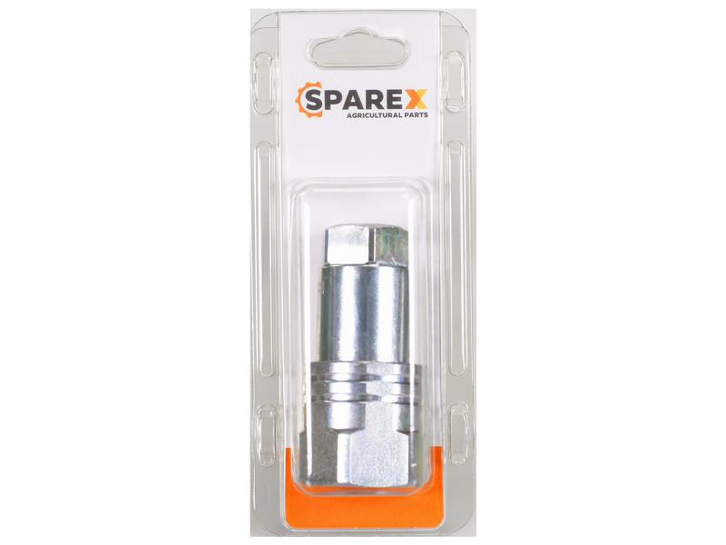 Agripak 1 pc. Hydraulic Screw Coupling Female 1/2\'\' Body x 1/2\'\' BSP Female Thread Image 1