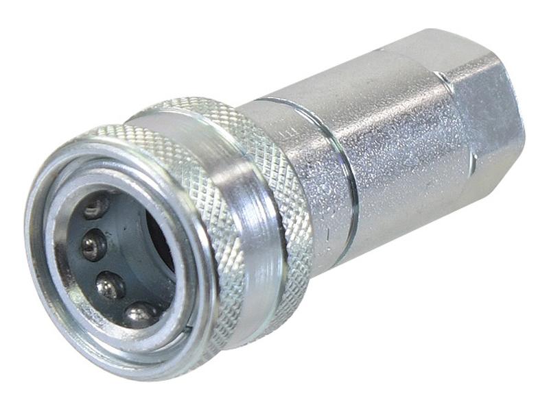 Faster Quick Release Hydraulic Coupling Female 1/4\'\' Body x 9/16\'\' ORB Female Thread Image 1