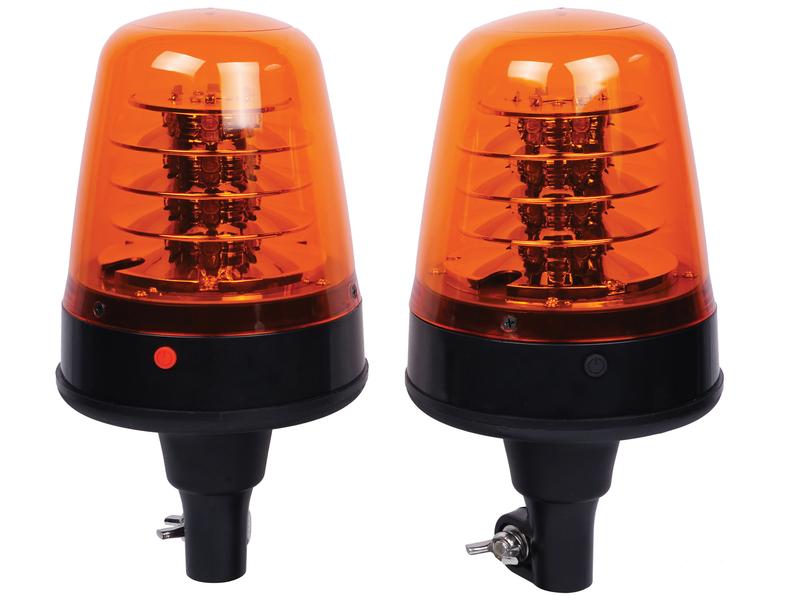 LED Beacon, Amber, Flexible Pin 12-24V Image 1