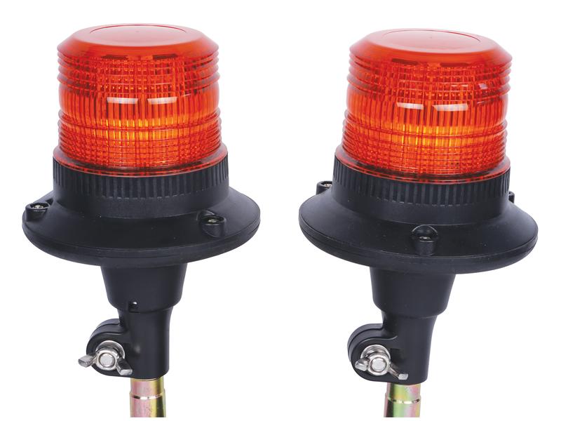 LED Beacon, Amber, Flexible Pin 12-24V Image 1