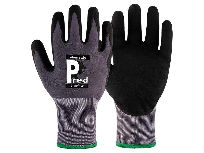 Predator Gloves Graphite Work Gloves 7/S Image 1