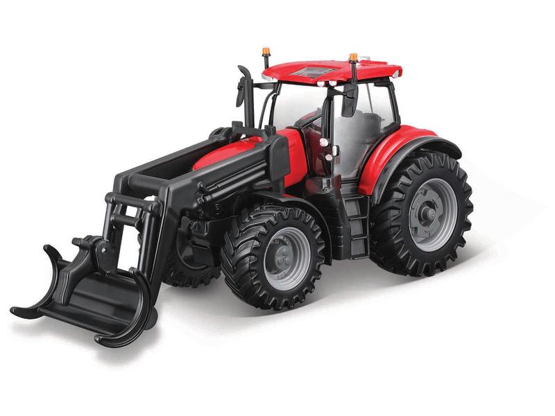 10cm Scale Bburago Case IH CVX 300 With Logging Grab Image 1