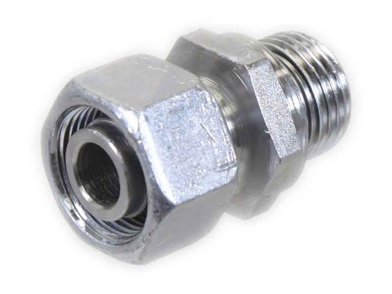 Sparex BSP Stud Coupling 1/2\'\' BSP Male with Rubber Seal x 16S Female Image 1