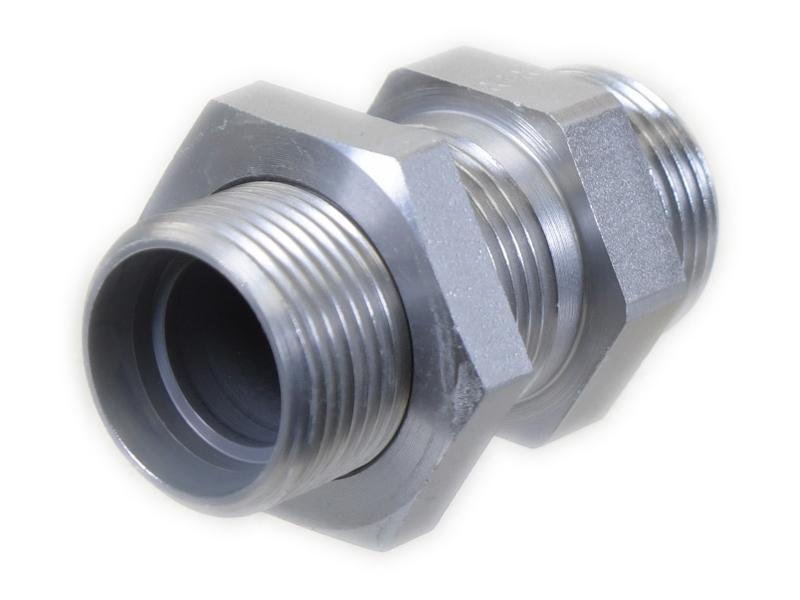 Sparex Metric Straight Bulkhead Coupling 6L Male Image 1