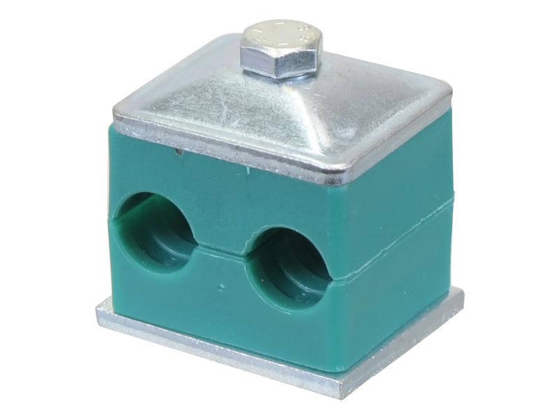 Sparex 10mm Double Tube Clamp Type 1 Image 1