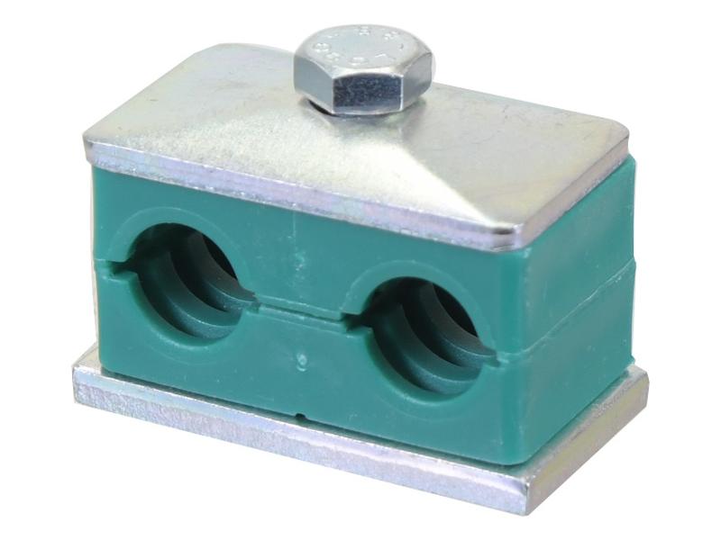 Sparex 15mm Double Tube Clamp Type 2 Image 1