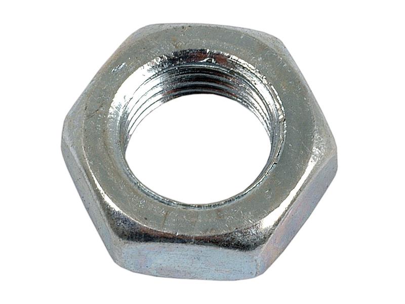 Imperial Half Lock Nut, Size: 3/8\'\' UNF (DIN or Standard No. DIN 439B)