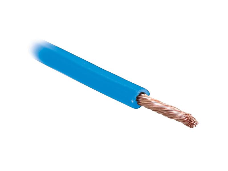 Electrical Cable - 1 Core, 2mm² Cable, Blue (Length: 10M) Image 1