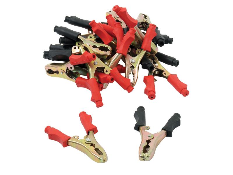 Bag 20 pcs. Cable Handles 40A Red and Black Image 1