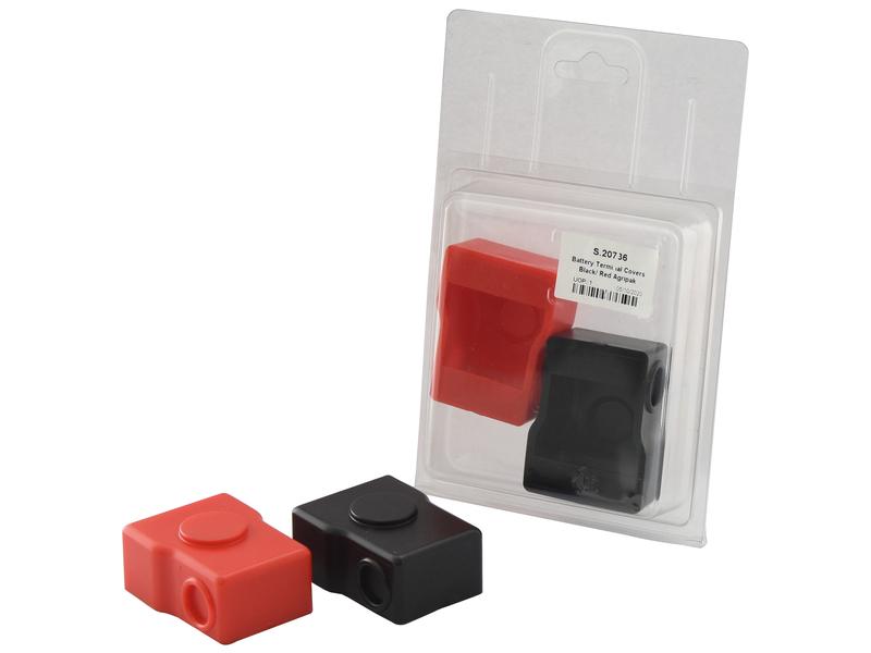 Battery Terminal Cover - Red and Black (Agripak 2 pcs.)