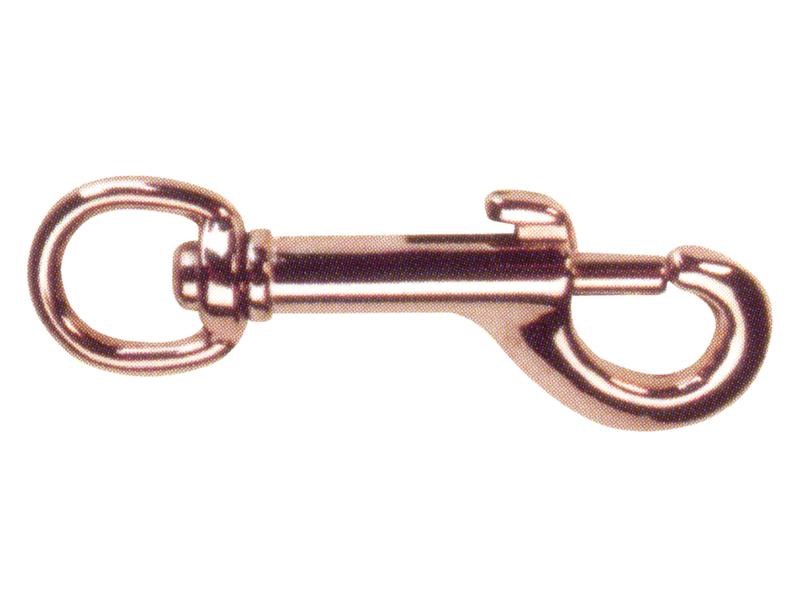 Snap Hook with Swivel End, Ø12.5mm (1/2\'\') Length: 75mm (3\'\')