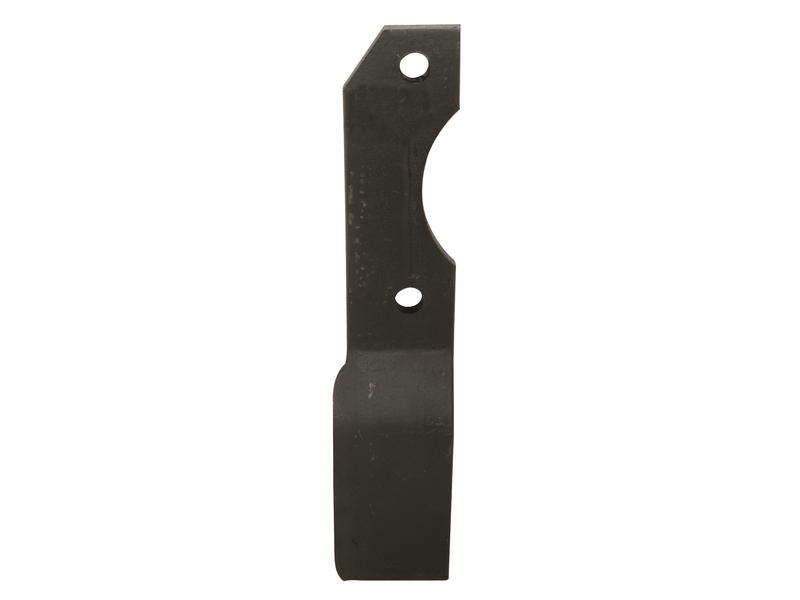 Rotavator Blade Twisted LH 60x10mm Height:  Hole centres: 130mm. Hole Ø: 15mm. Replacement for Alpego Image 1