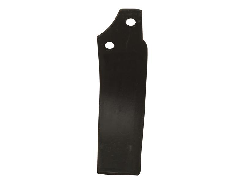 Rotavator Blade Curved LH 60x6mm Height: 194mm. Hole centres: 44mm. Hole Ø: 12.5mm. Replacement for Maschio