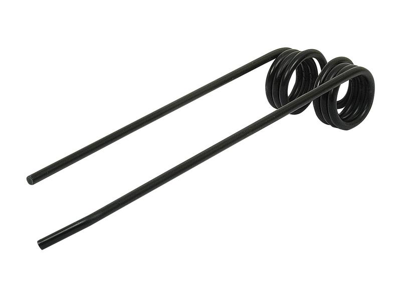 Tedder haytine - RH -  Length: 365mm, Width: 90mm, Ø8mm - Replacement for Lely Image 1