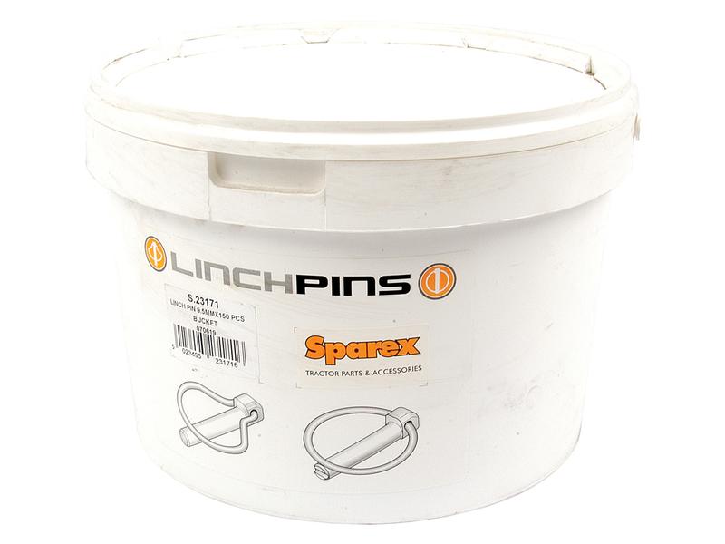 Small Bucket 150 pcs. Round Linch Pin 9.5mm x 44.5mm Image 1