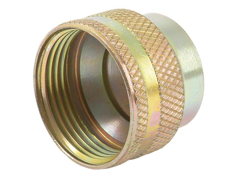 Sparex Dust Cap  BZP Fits Dowty Male Screw-on Coupling Image 1