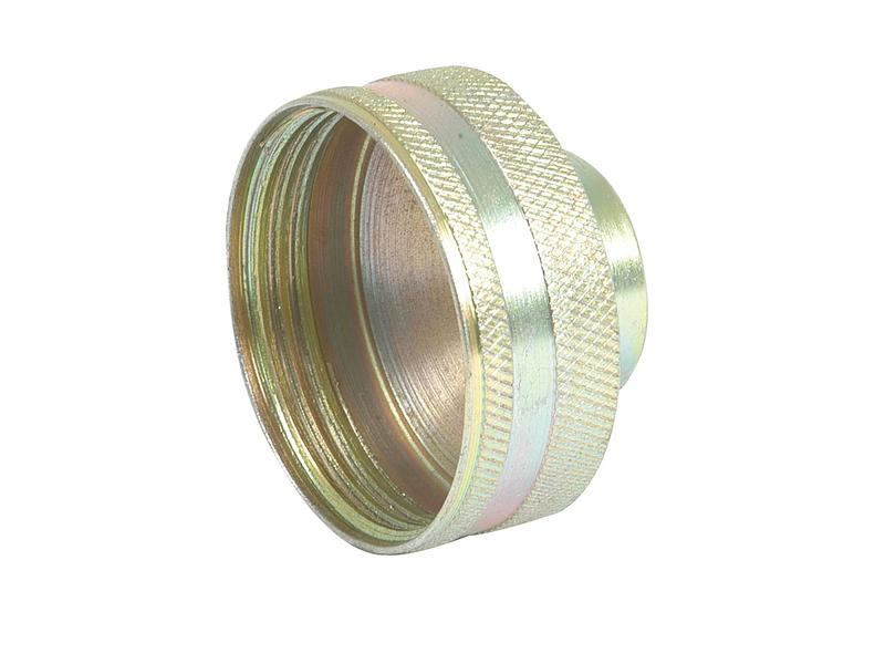 Sparex Dust Cap  BZP Fits Exactor Male Screw-on Coupling Image 1