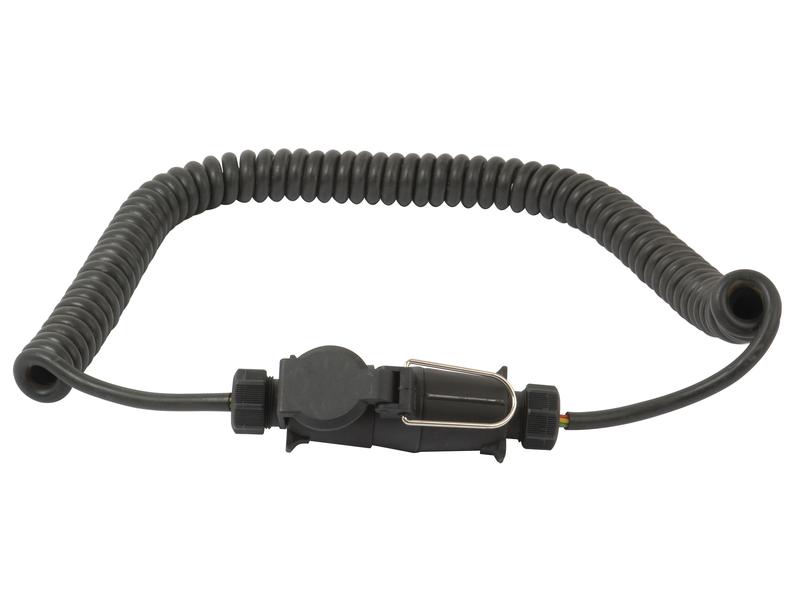 Spiral Extension Cable 3.5M, 7 / 7 Pin, Male / Female 7 Core Image 1
