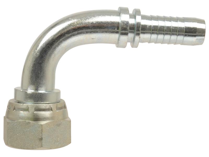 Dicsa BSP 60° Hose Insert 5/8\'\' x 3/4\'\' Female Thread 90° Swept Swivel Image 1